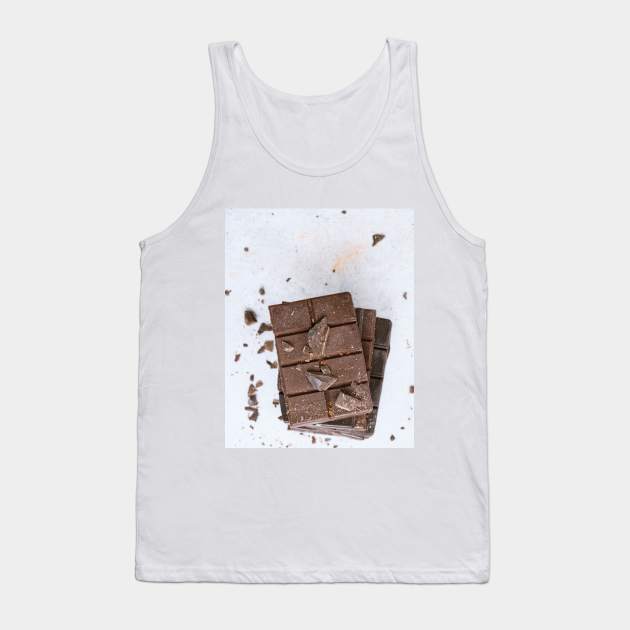 Chocolate Lover Tank Top by NoMonkeyB